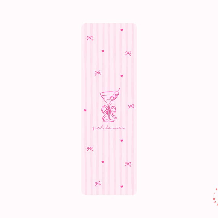Girl Dinner - Bookmarks for wholesale by Paperback Fable & Co.