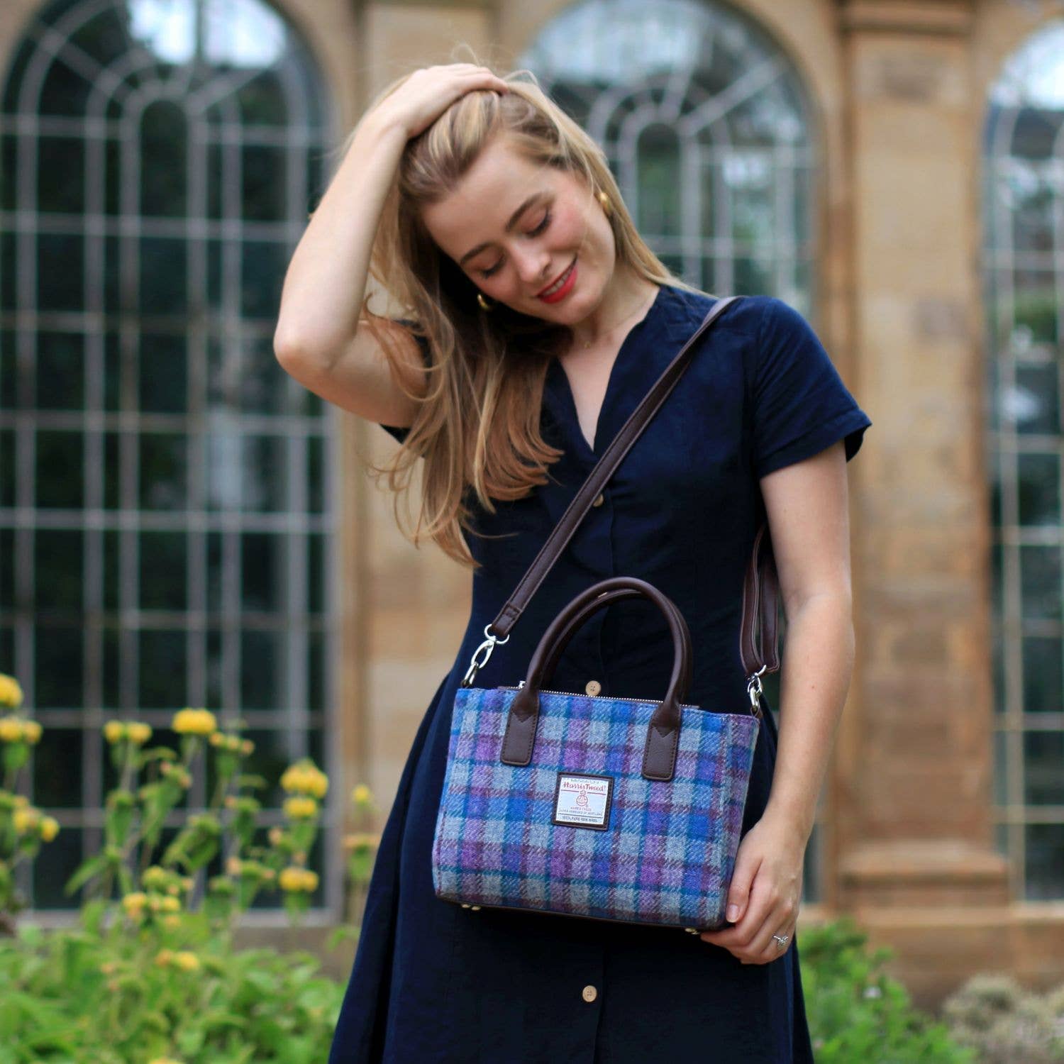 Dublin Gift Company - Vente Tote bag – femme - Petit sac cabas en tweed Harris4