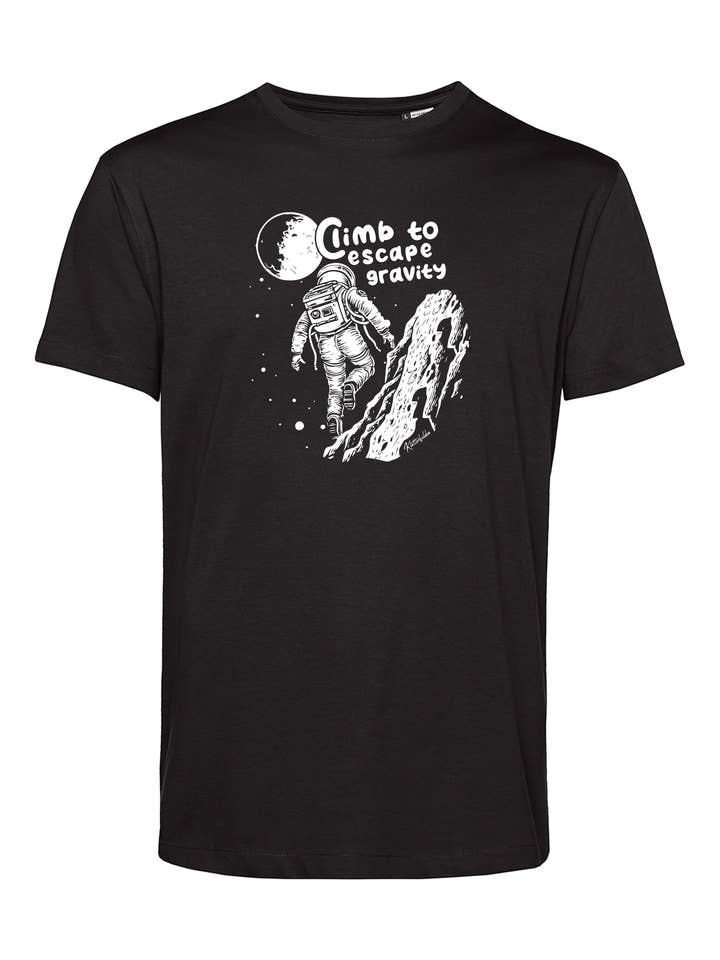 Camisa de escalada para homem Climb To Escape Gravity por atacado de KLETTERHELDEN