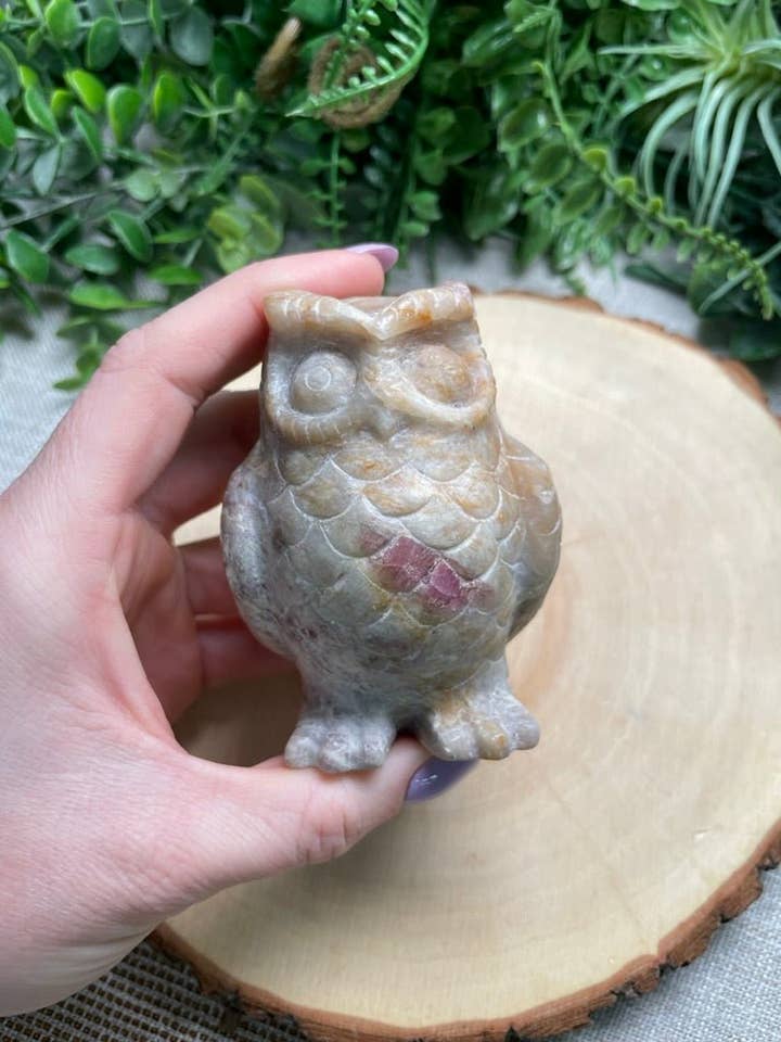 Jasper Owl (scheggiato) per la vendita all'ingrosso da parte di Copper Ashes