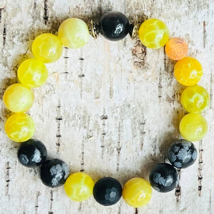 Embrace Our Souls - Wholesale Beaded Bracelet - Goldfinch1