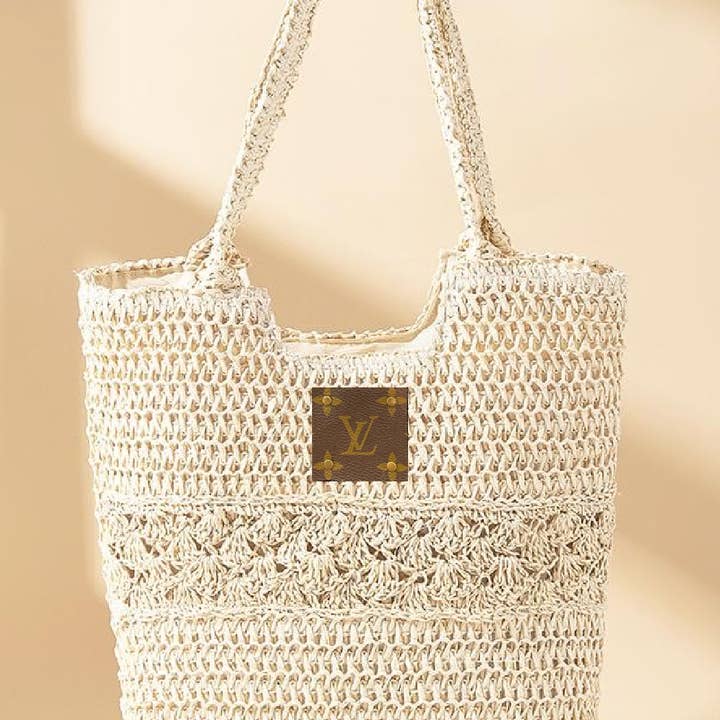 Embellish Your Life - Wholesale Shoulder Bag - Women's - Upcycled Straw Shoulder Bag1