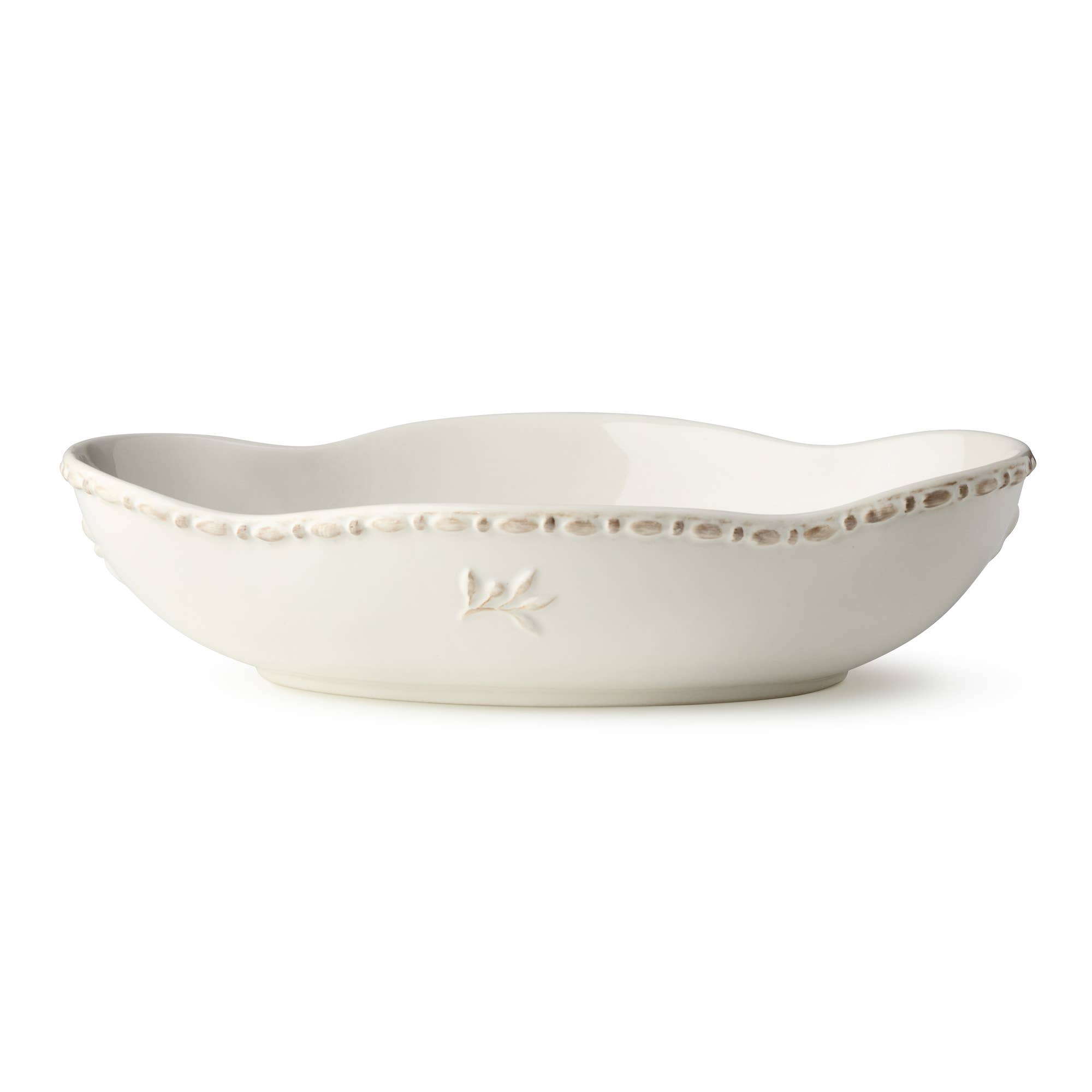 Certified International - Wholesale Serve Bowl - Heritage Oval Serving Bowl 12" – Curved Stoneware Grace1