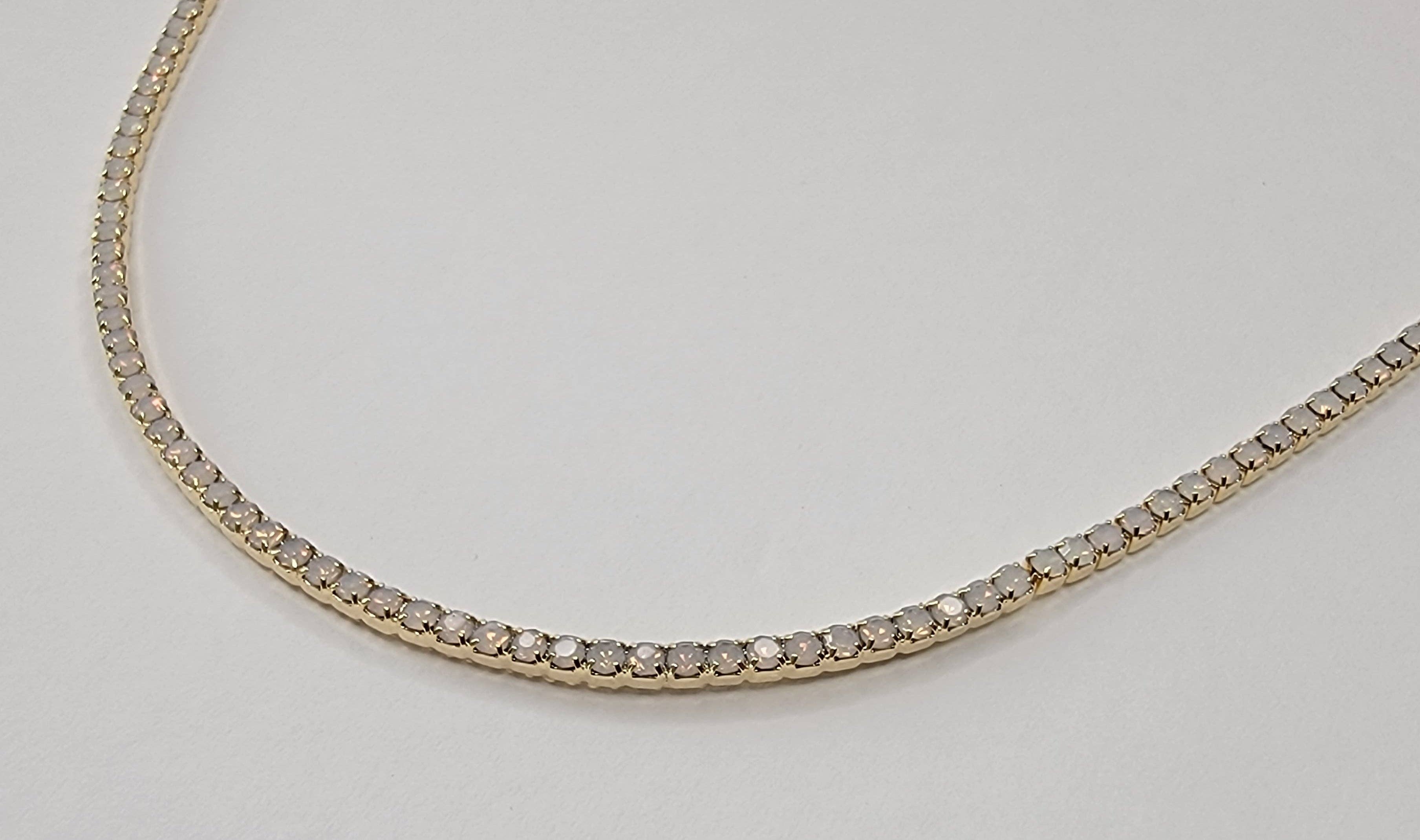 BETTYOH INC - Wholesale Schakelketting - Halsketting met opaal strass2