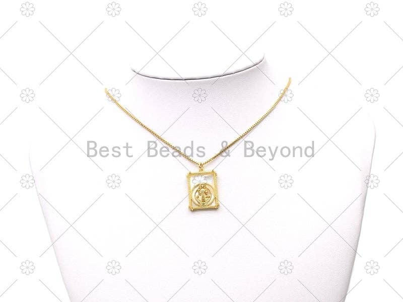 BestBeads&Beyond - Wholesale Individual Charm/Pendant - Virgin Mary Charm,  Sku#Z14263