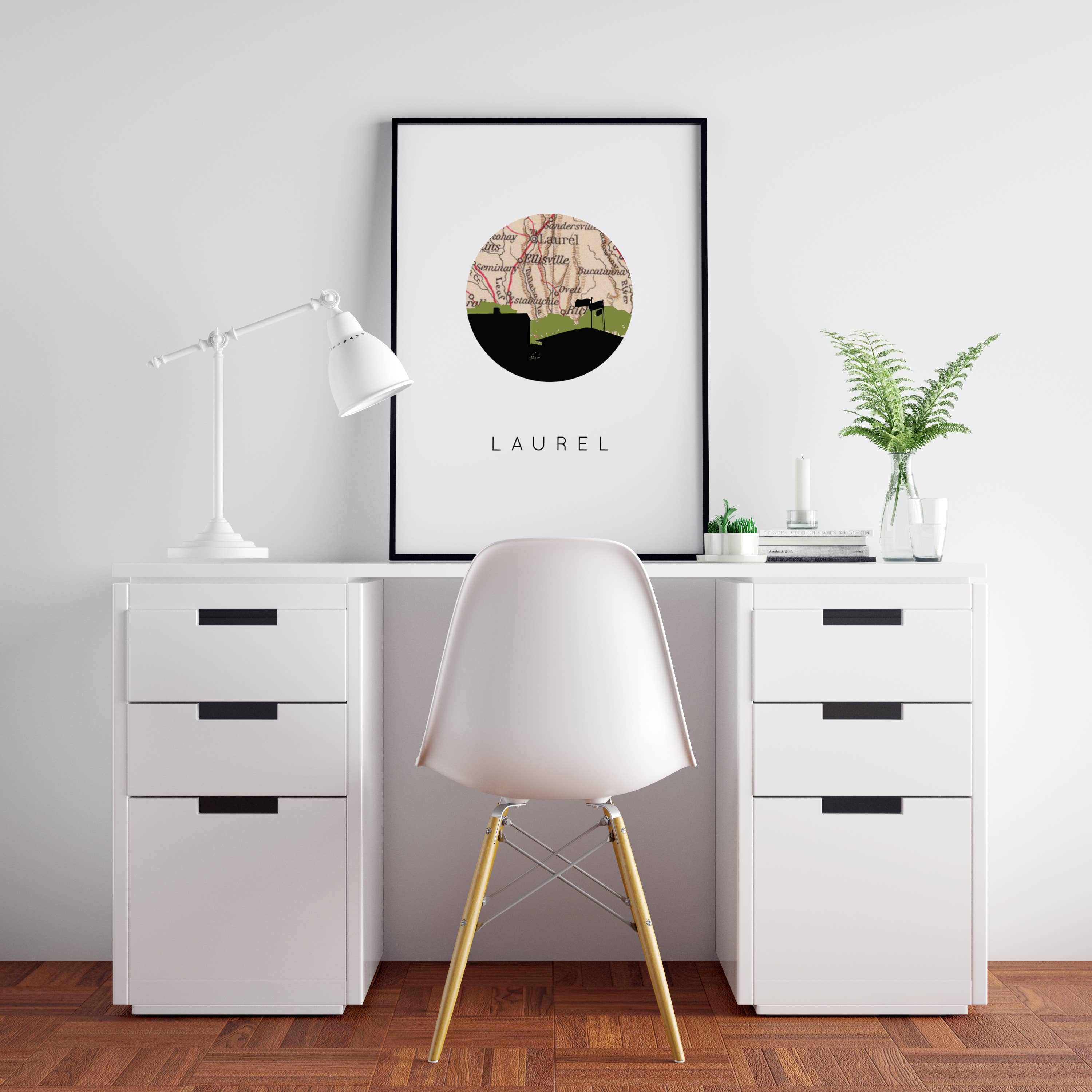 Paperfinch Design - Wholesale Art Print - Mississippi City Skyline Art Print | Multiple Cities3