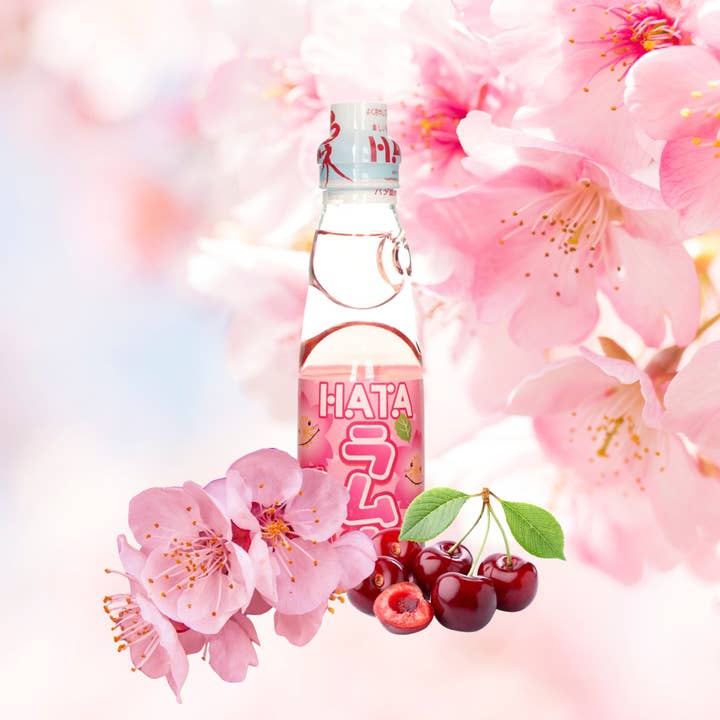 utoppa GmbH - Wholesale Soda/Carbonated Drink - Hata Kosen Drink Ramune Sakura 200 ml