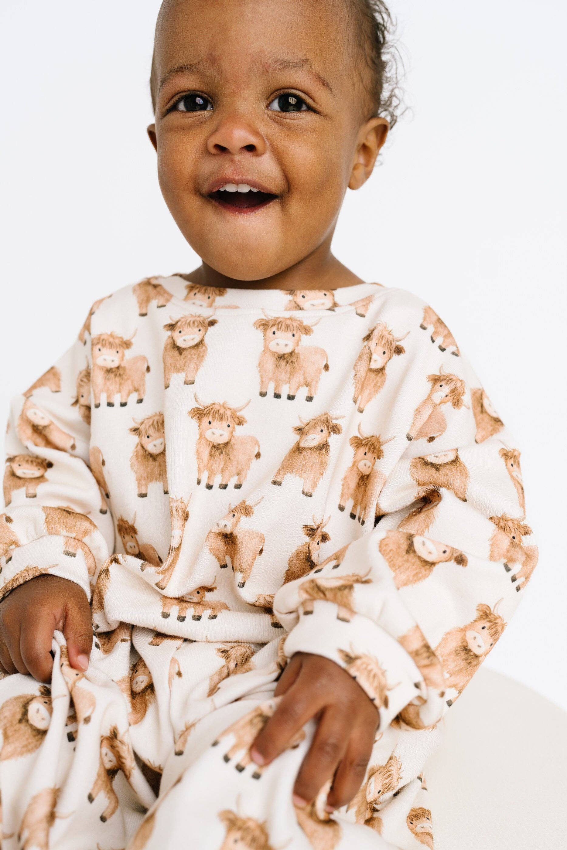 Little One Shop - Wholesale Top & Pant Set - Baby - Mini Highland Sweatsuit9