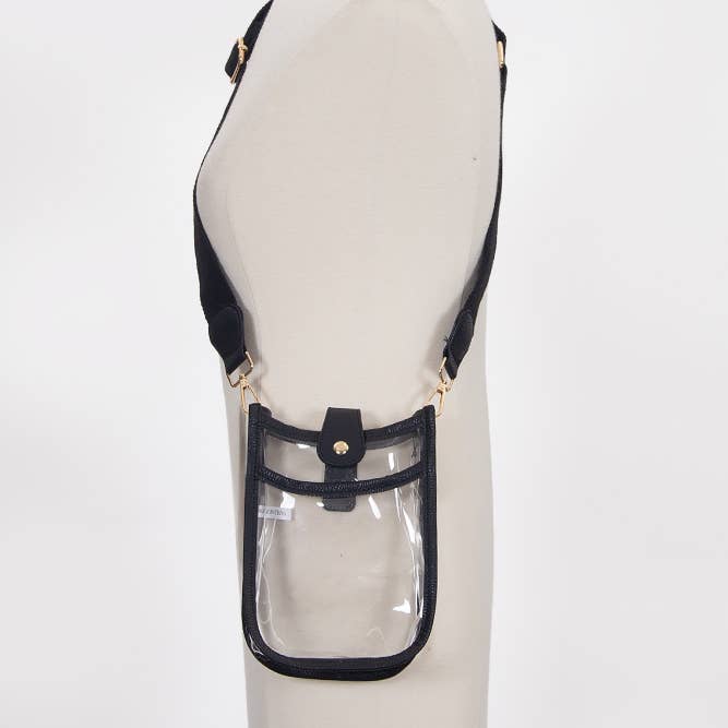 Hana - Wholesale Crossbody Bag - Women's - Clear Stadium Crossbody Mini Bag19