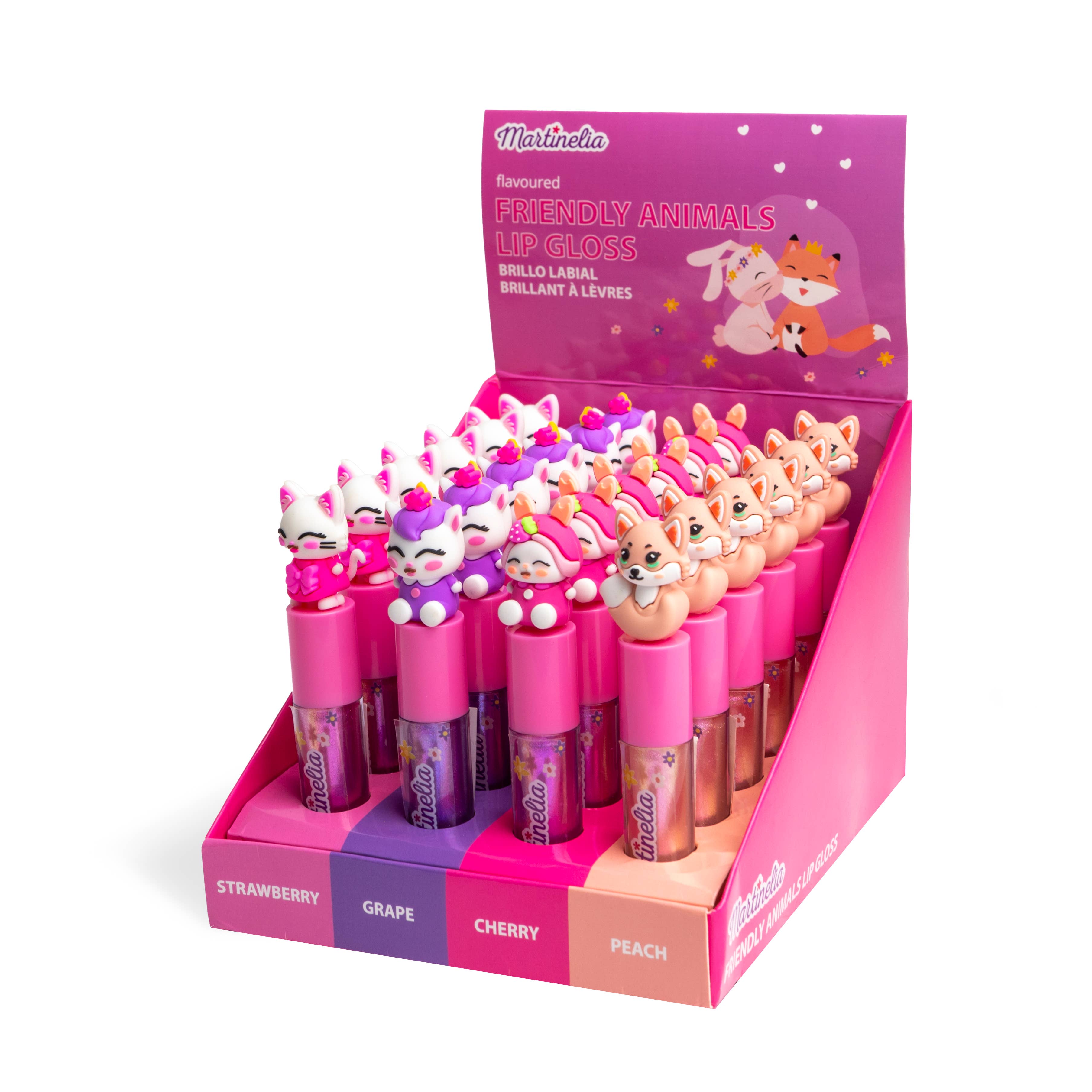 Aquarius Cosmetic SLU - Wholesale Kids Makeup - Kids - MARTINELIA FRIENDLY ANIMALS  LIP GLOSS2