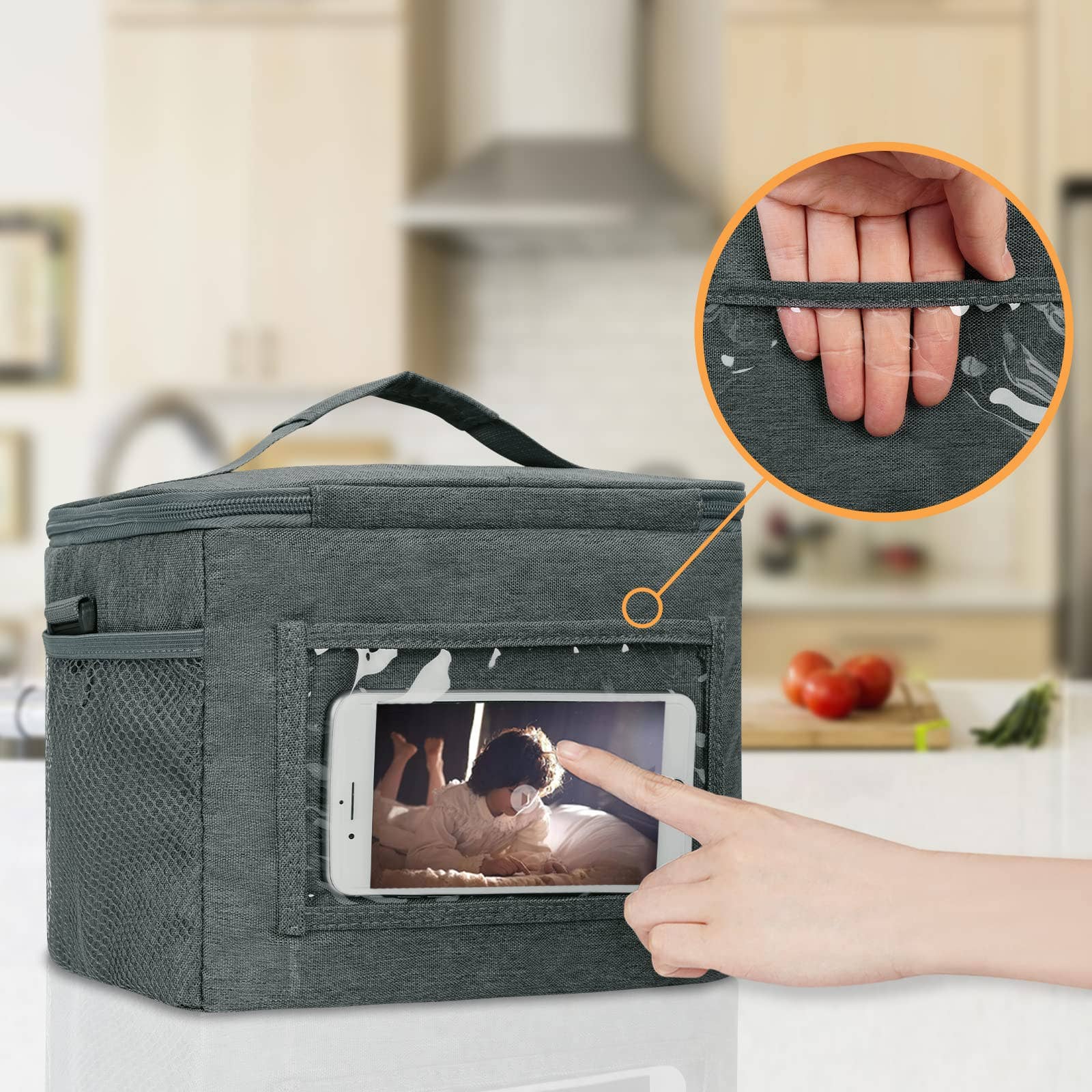 wandf - Wholesale Lunch Bag/Box - WANDF Insulated Lunch Bag Cooler Lunch Tote Box for Picnic14