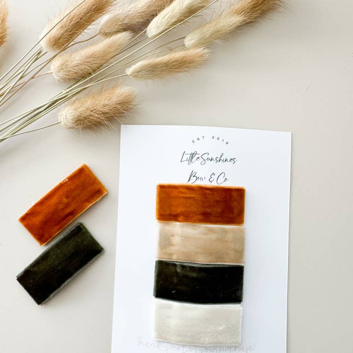 Little Sunshines Bow & Co - Wholesale Hair Clip - Kids - Velvet & Fringe Snap Clip Sets- Set of 40