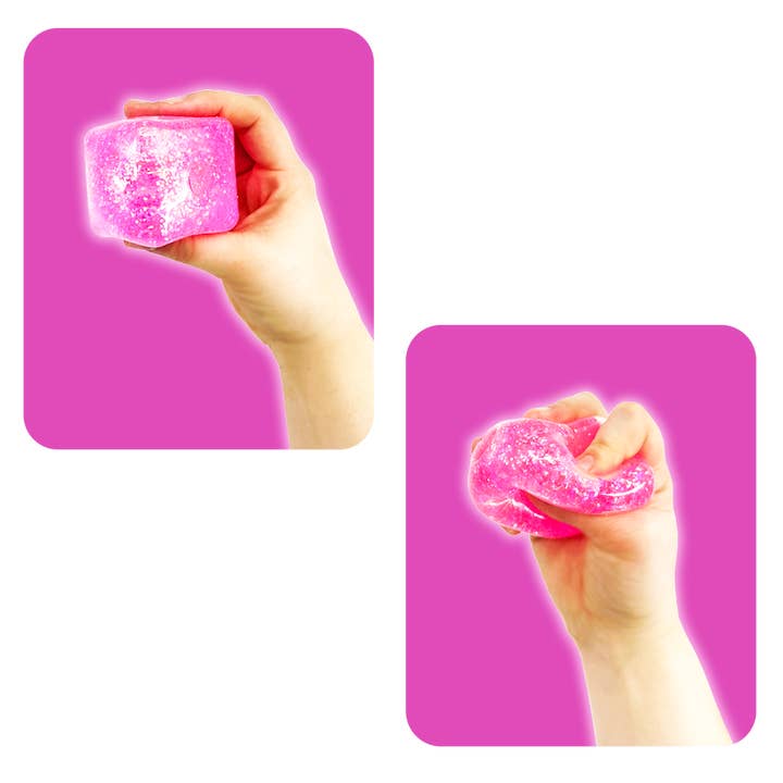 Novelty Brands - Wholesale Squishy Toy - Kids & Baby - Squish & Squeeze Cube Ball Toy Assortment- 12/Display