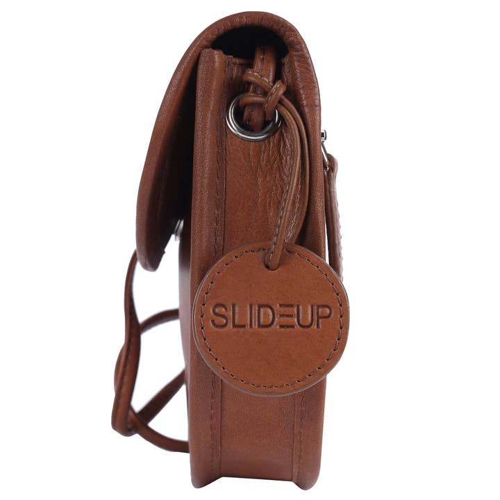 SLIDEUP - Wholesale Crossbody bag – Women's - Vocation Leather Crossbody - Brown2