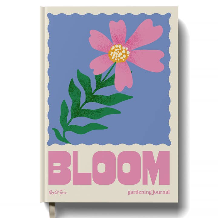 Yop & Tom USA | Design-led Stationery - Wholesale Journal/Diary - Gardening Guided Journal Bloom | Hardcover | A5