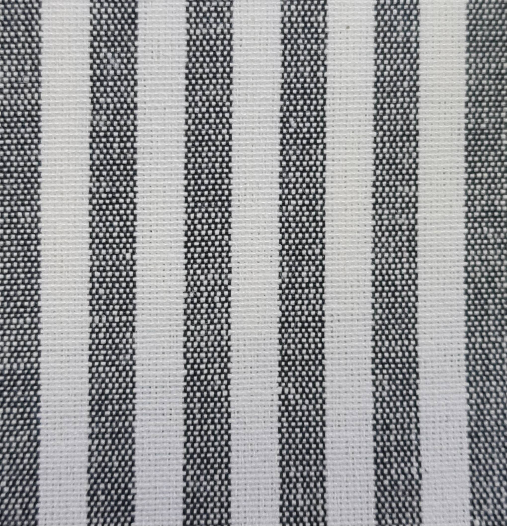 Lunaria Lab – Decoração de Natal por atacado – Laço acolchoado em algodão listrado fino 14x15 cm3