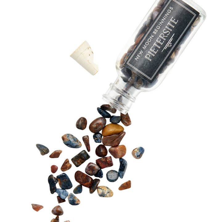 New Moon Beginnings - Wholesale Spiritual Stone/Crystal - Natural Gemstone Chips in a Bottle -70 stone types available21