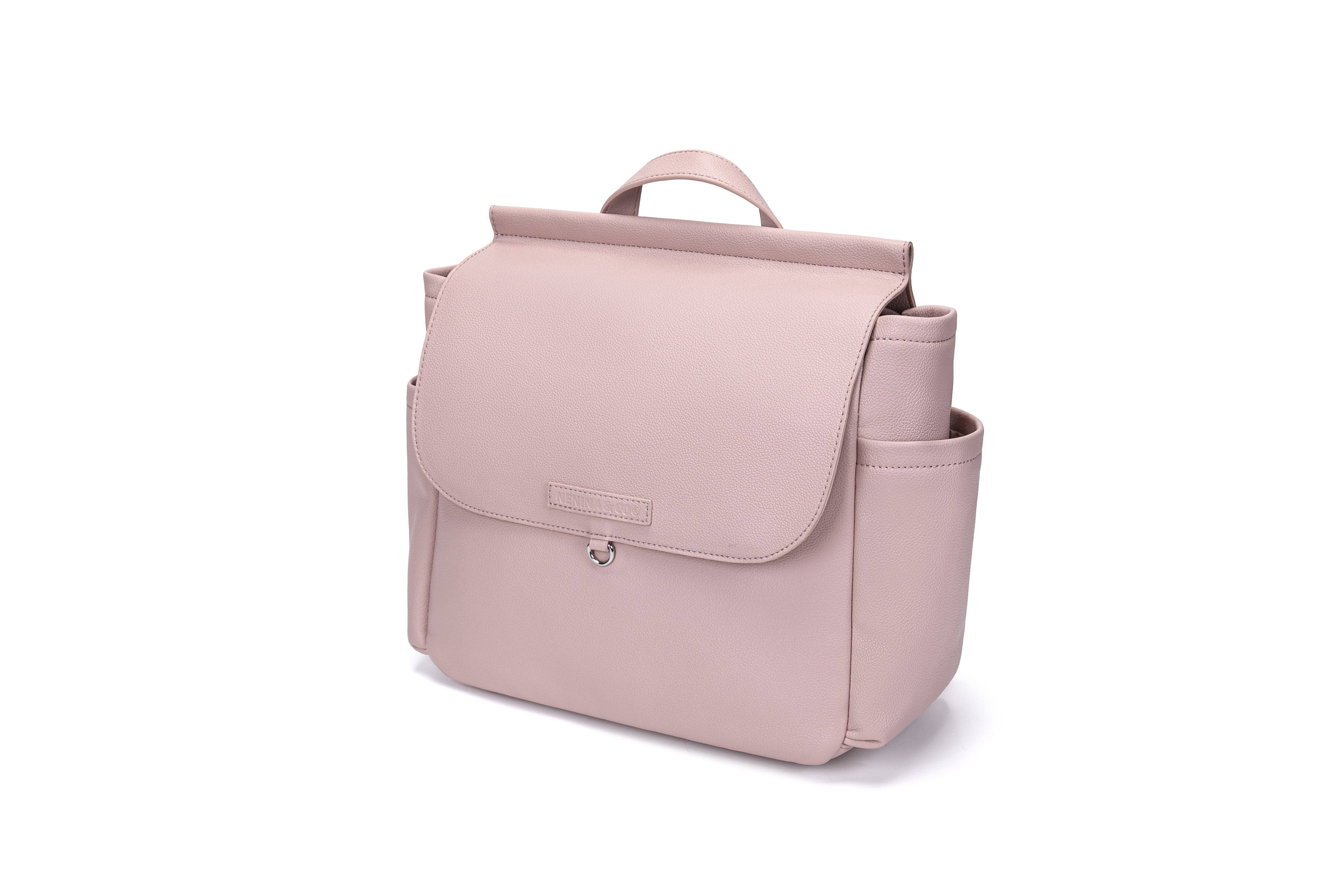 Nenina & Co - Vente Sac à langer – bébé - Sac maternité MIREM By Nenina & Co rose pâle avec tapis à langer offert6