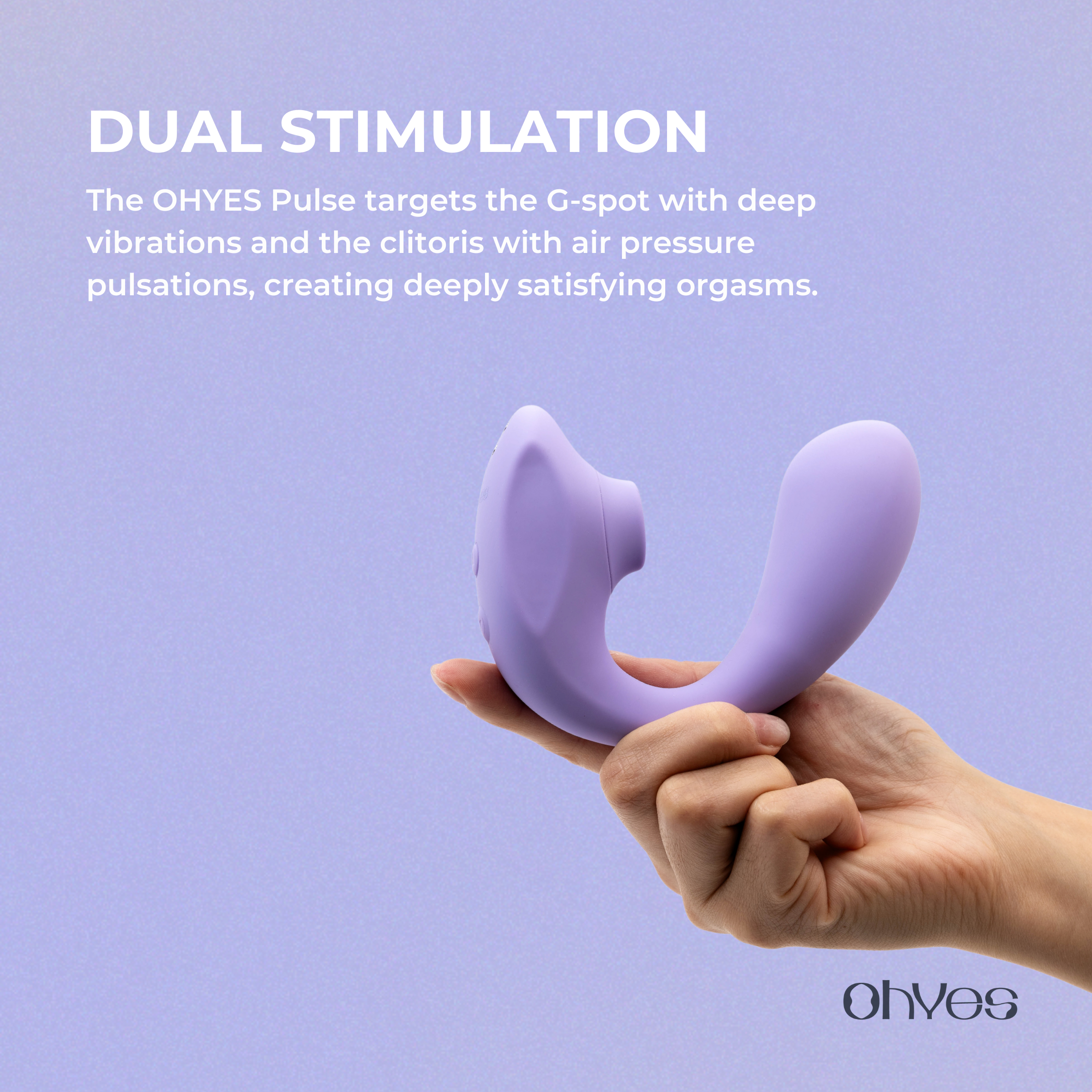 ohyes - Wholesale Sex Toy - Dual Air Pressure and G Spot Vibrator - OHYES Pulse 2