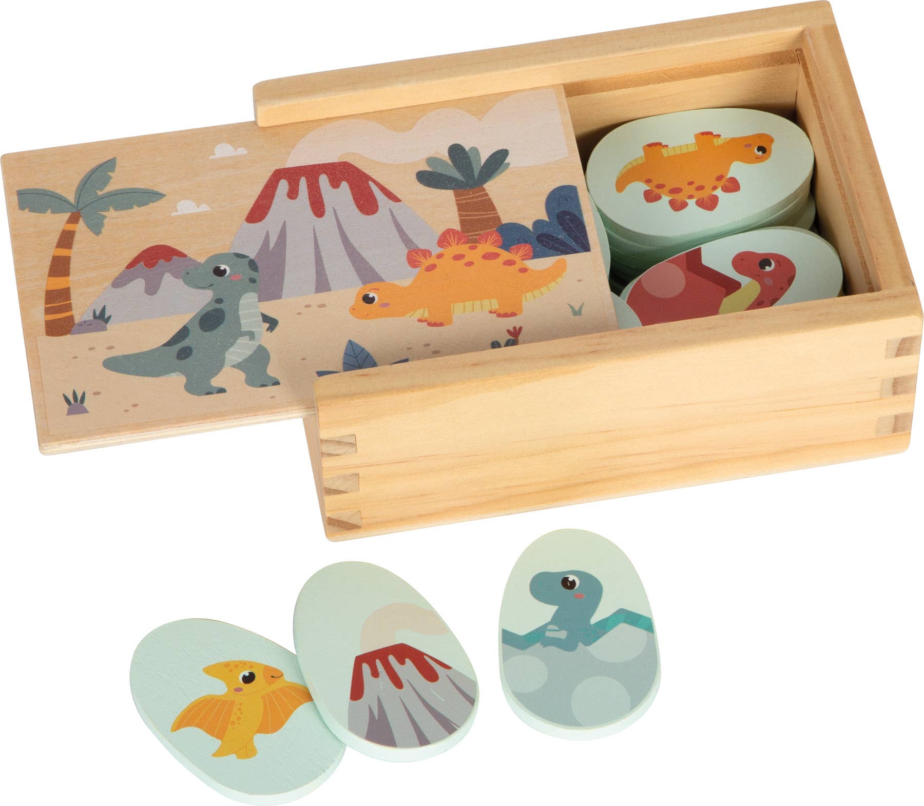 small foot - Wholesale Wood Toy - Kids - Memo “Dino” FSC 100% | board game | wooden toys4