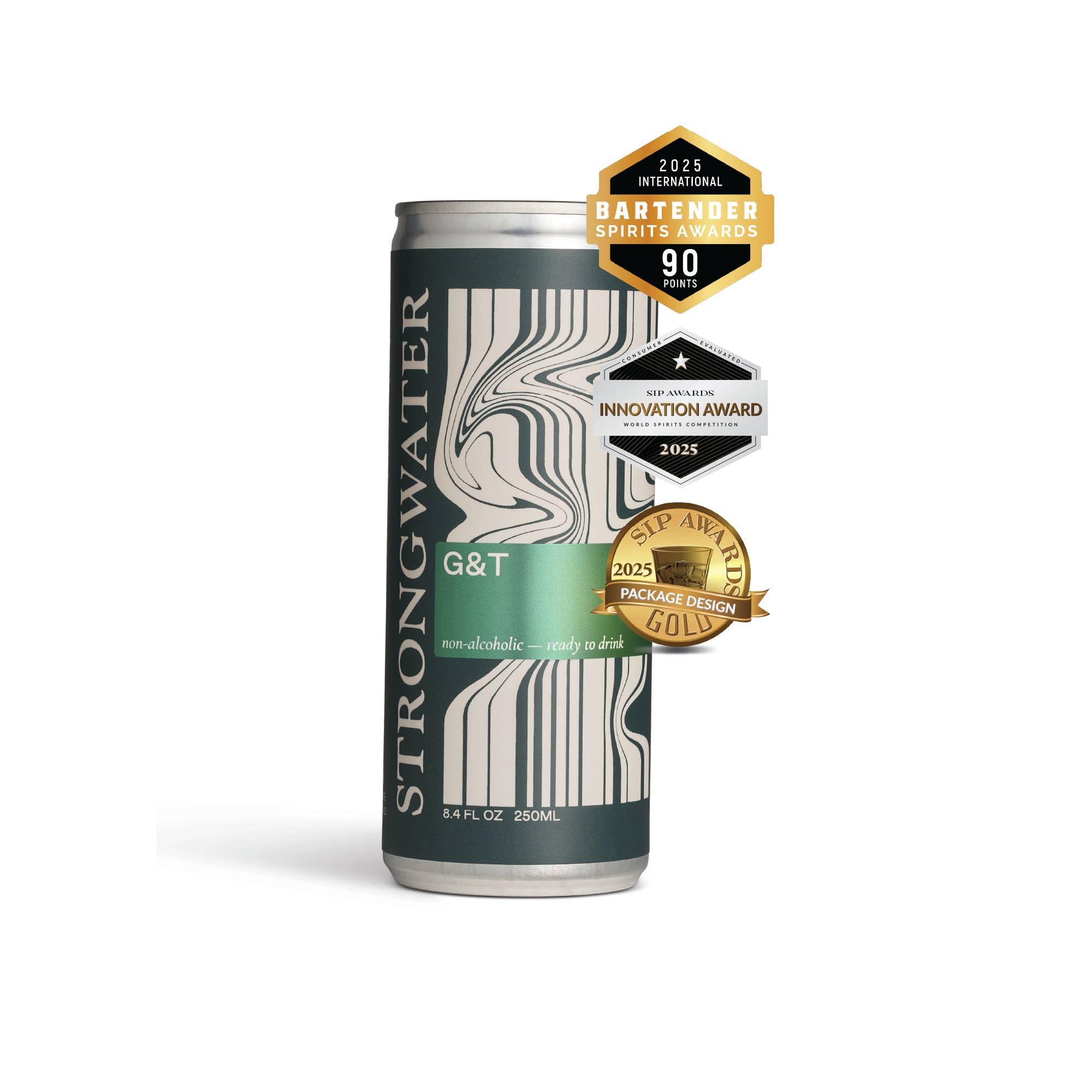 Strongwater – Engroshandel Alkoholfri aperitif – Boblende alkoholfri G&T Mocktail1