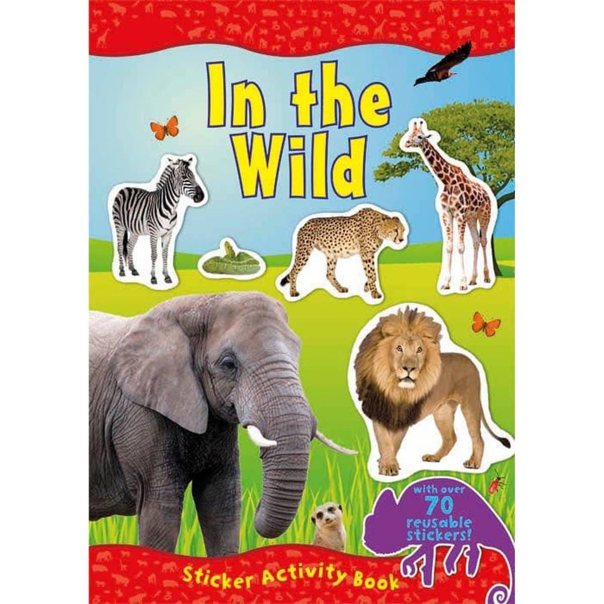 Kids Party Craft – wholesale Sticker – Child & baby – In The Wild Jungle Sicker Activity Book0