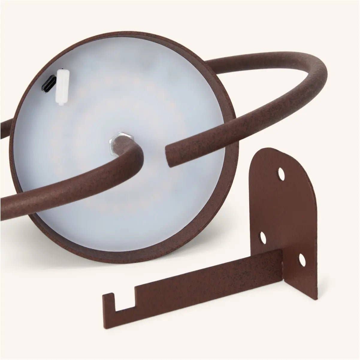 Tavellio - Wholesale Sconce - Cielo Dark Brown Rechargeable Metal Wall Lamp – Cordless, Dimmable, and Stylish9