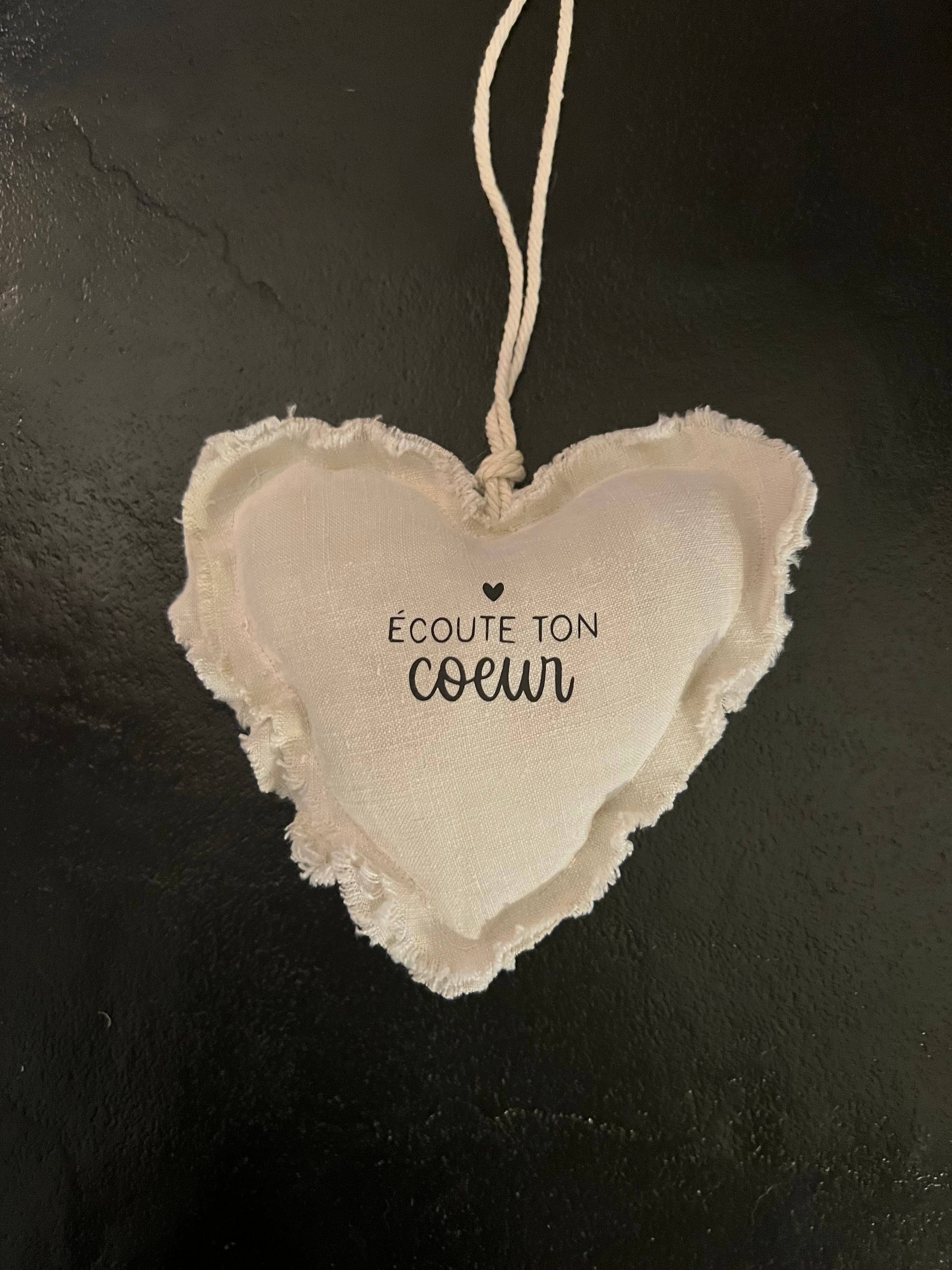 La marquisette - Wholesale Ornament - Heart decoration to hang with customizable message1