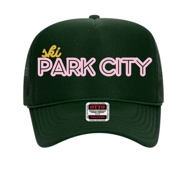 Ski-Stadt Trucker-Kappe Utah für den Großhandel von The Après Allstars