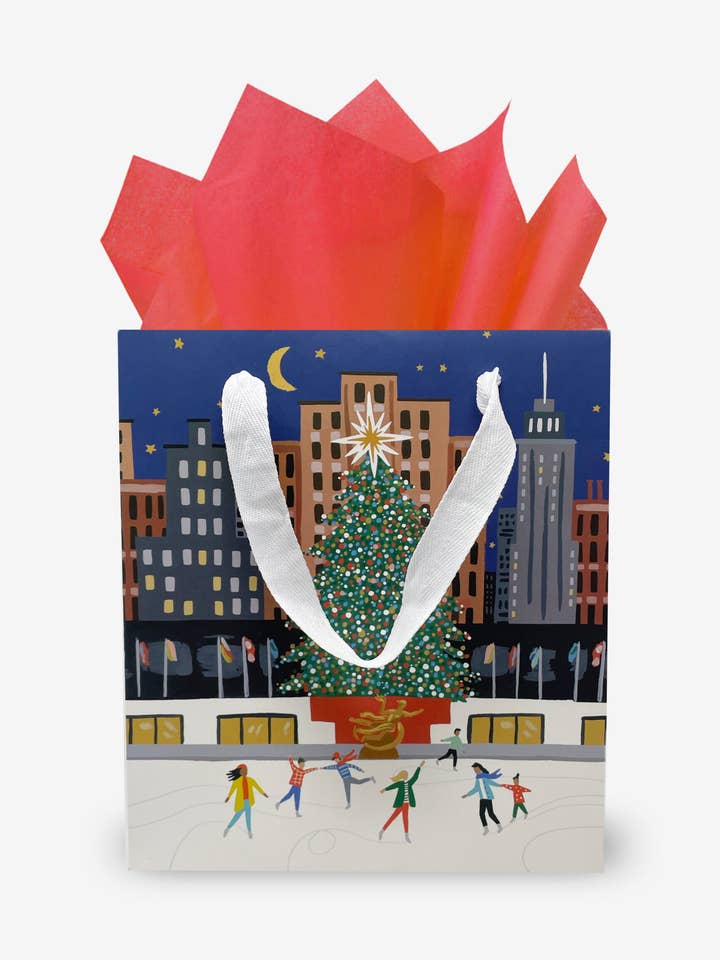 Holiday Gift Bag | Rockefeller Tree for wholesale by Idlewild Co.