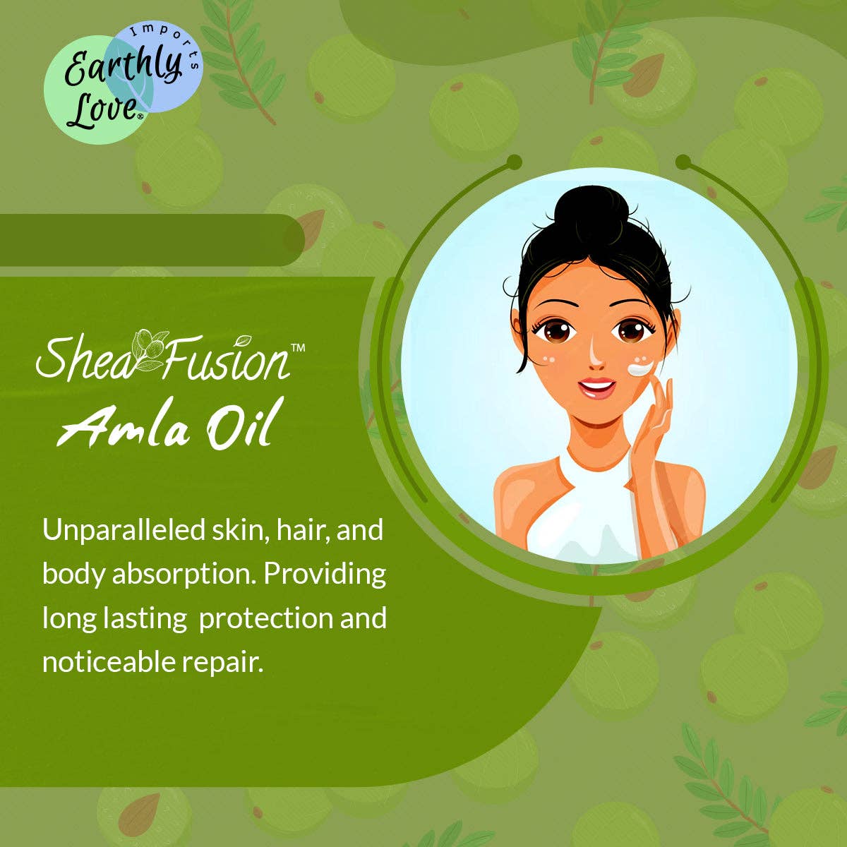 Earthly Love Imports - Venta al por mayor Aceites de baño/corporales - Aceite de amla Shea Fusion5