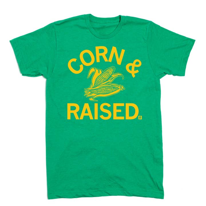 RAYGUN - Wholesale Screen Printed T-Shirt - Unisex - Corn & Raised1