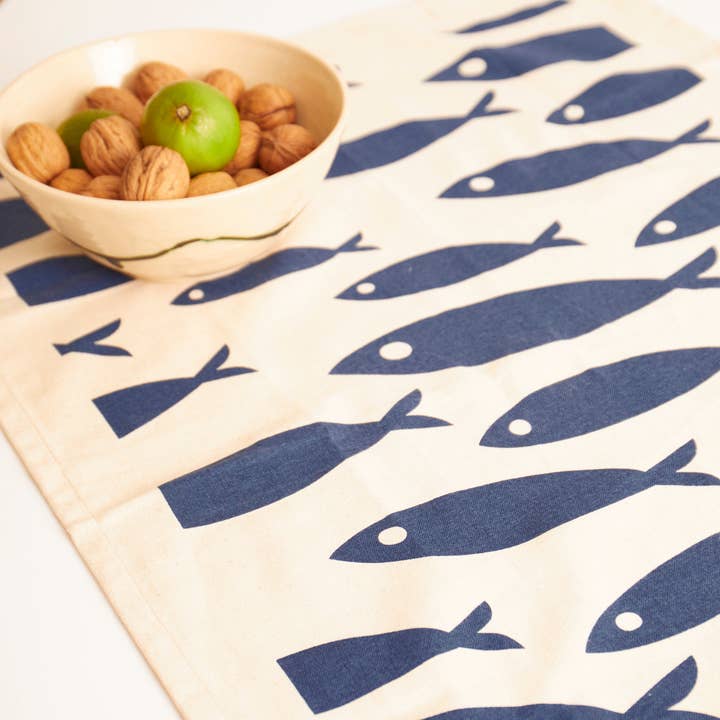 LIGA - Wholesale Tea Towel - Organic Tea Towel | Fish1