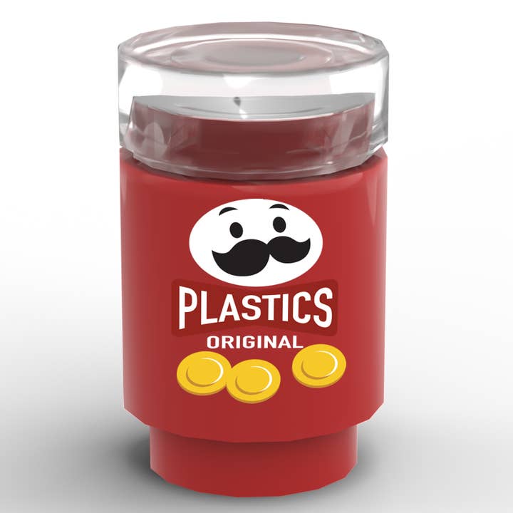 B3 Customs Printed Can of Plastics Chips for wholesale by B3 Customs