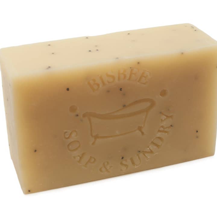 Lemongrass Poppyseed Handmade Soap - 6.5 oz for wholesale by Bisbee Soap & Sundry