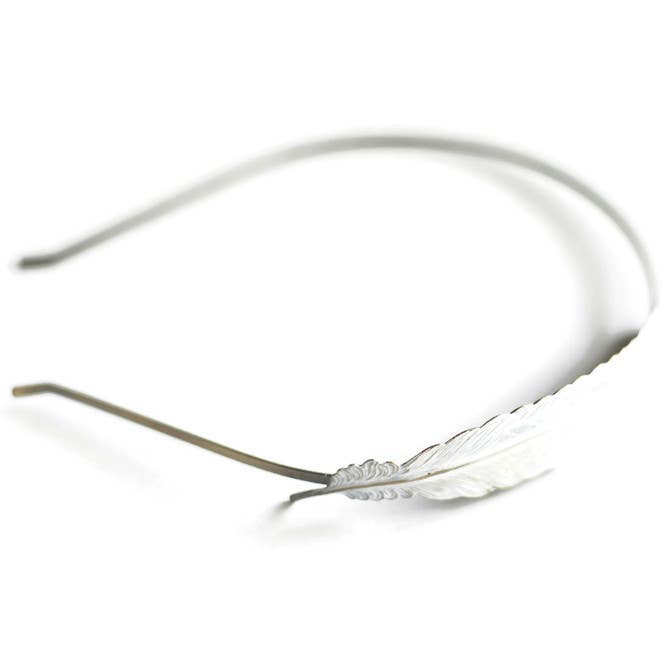 Gleeful Peacock - Wholesale Fashion Headband - Women's - Feather Quill Headband1