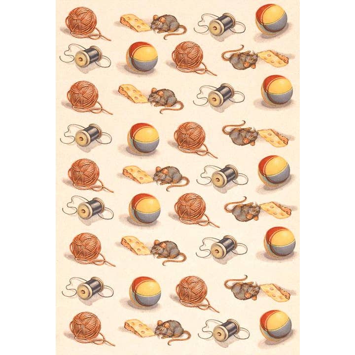 Magnet KF-660 Mice, Balls, Yarn, Thread for wholesale by Found Image Press
