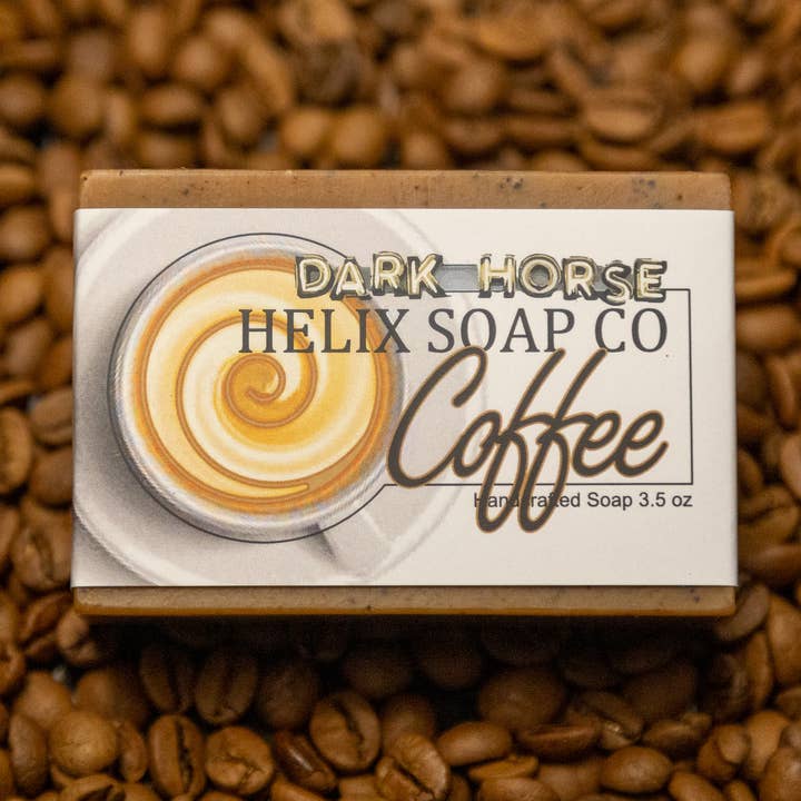 Coffee Soap for wholesale by Helix Soap Co