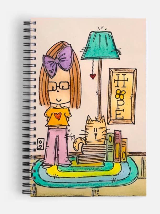 Sirène,Journal.Carnet.Fantaisiste.Couleur.École.Livres.Chats pour la vente par I Doodle Do You