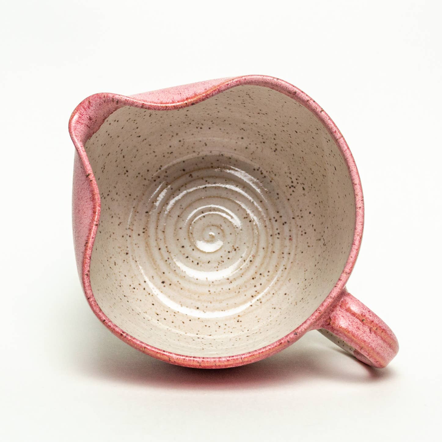 White Squirrel Clayworks - Vente Bol mélangeur - Bol à batter/mélanger - Tourné à la main, en Ohio, argile en grès - Cherry Frost2