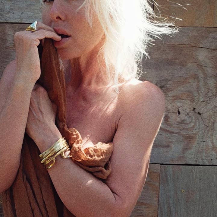 Bisjoux - Wholesale Bangle Bracelet - Brass twisted wire wrapped layered coil bangle bracelet12