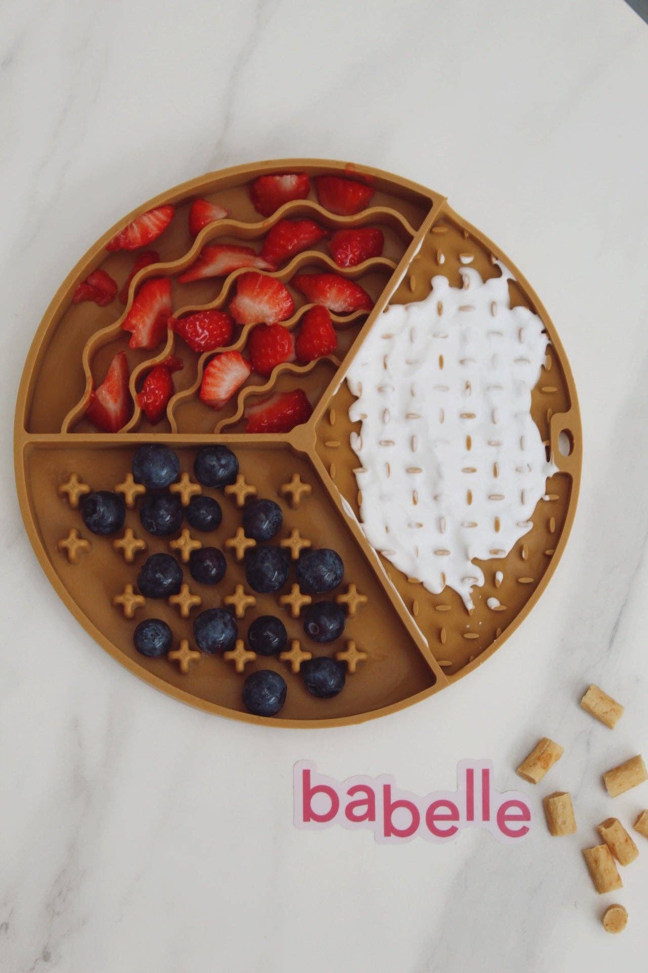 Babelle For Dogs - Wholesale Pet Food Mat - Dog - The Adventure Lickmat - Mustard 2