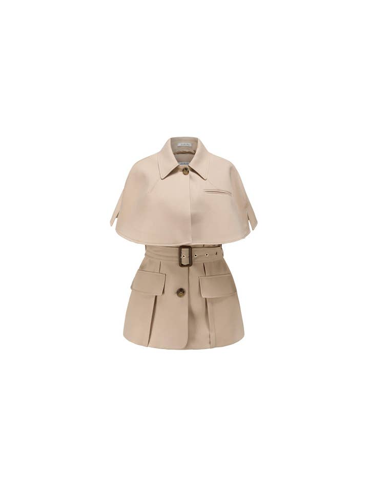 Khaki Cape Jacket for wholesale on Faire