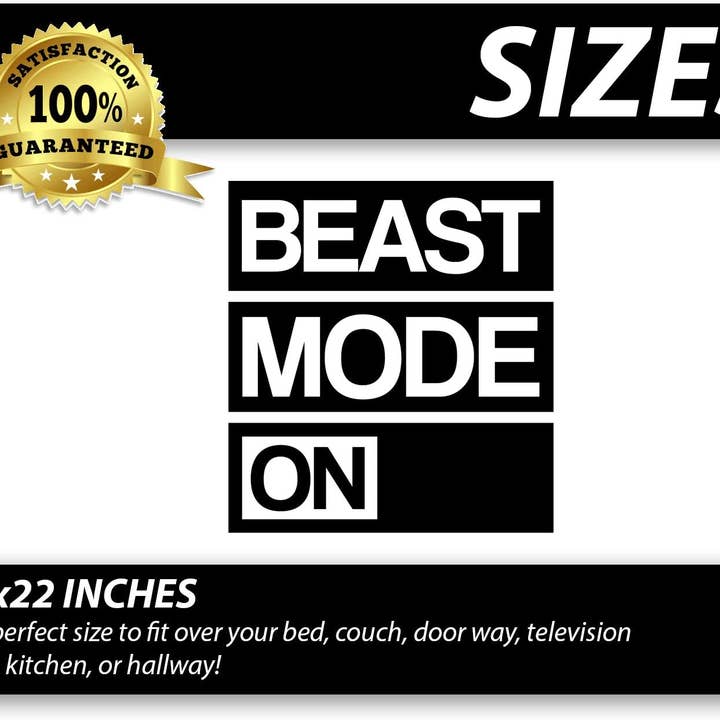 My Vinyl Story - Wholesale Wall Decal/Stickers - Beast Mode On Wall Decal Sticker