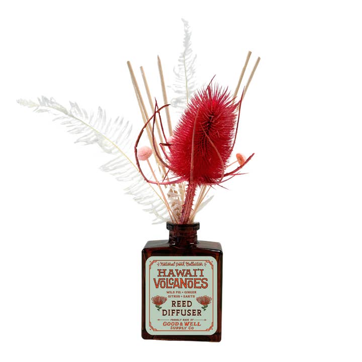 Hawaii National Park Botanical Floral Reed Diffuser for wholesale by Good & Well Supply Co.