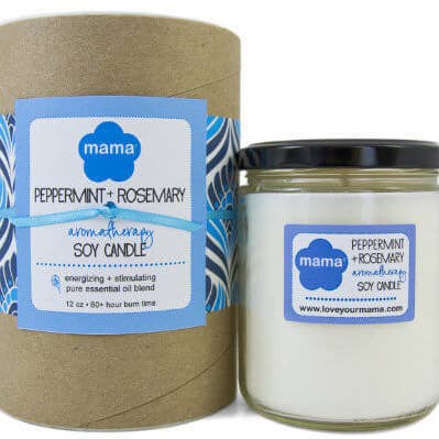 Esilarante candela in vetro. per la vendita all'ingrosso da parte di Mama Bath + Body