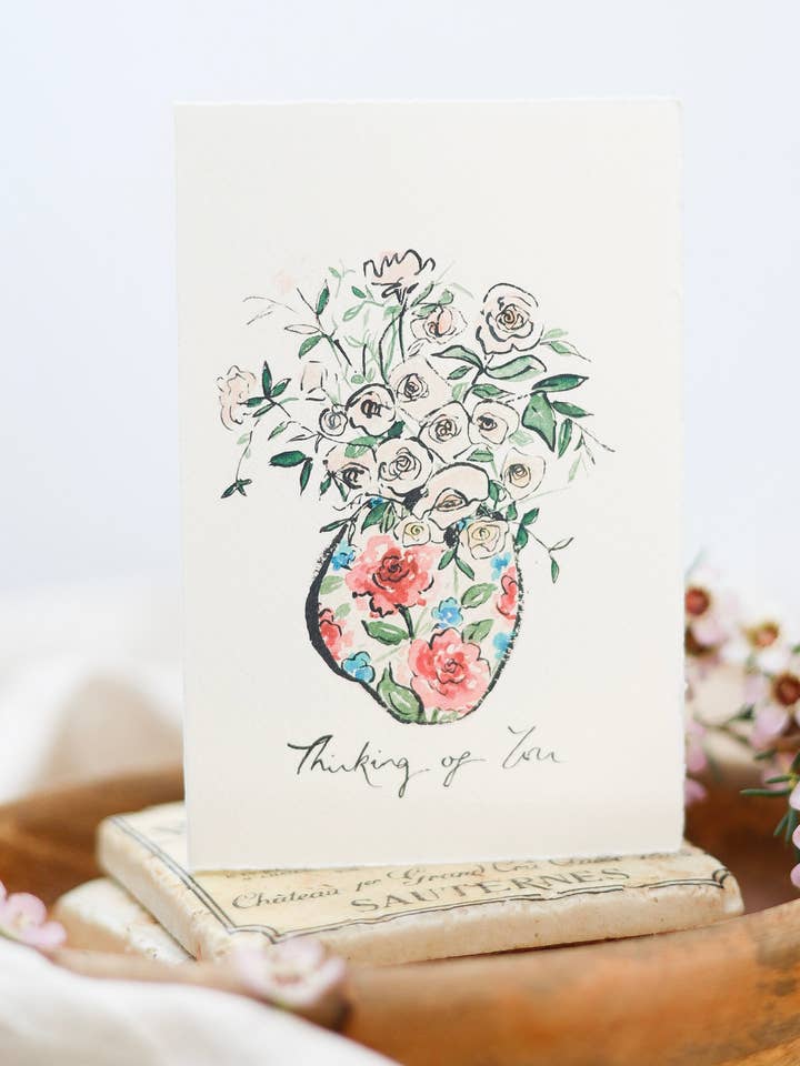 Thinking of you - Sympathy card for wholesale by Sophie Amelia Creates