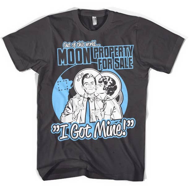 Moon Property For Sale T-Shirt for wholesale by Hybris Production AB