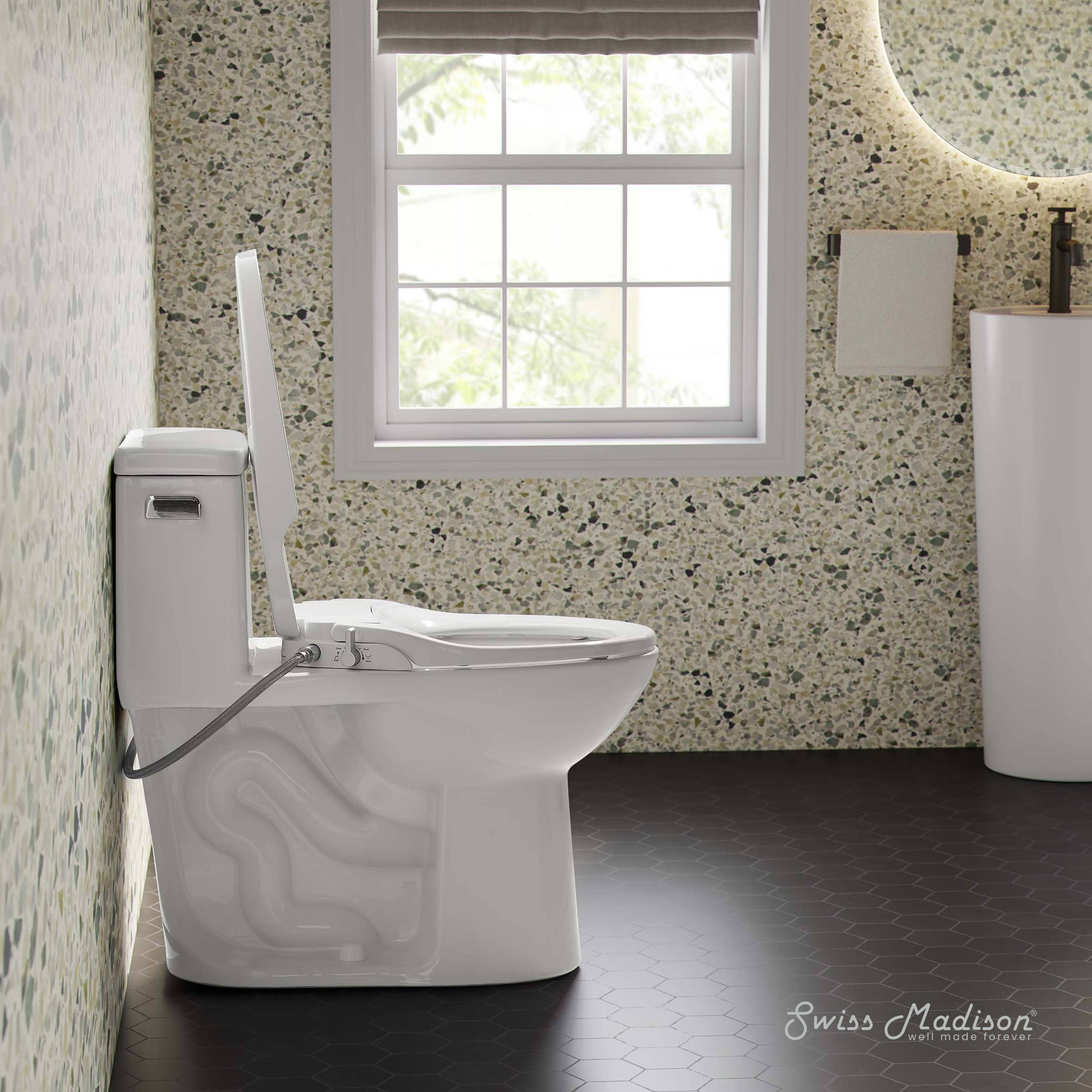 Swiss Madison - Wholesale Bathroom Accessory Set - Aqua Non-Electric Smart Toilet Seat Bidet12