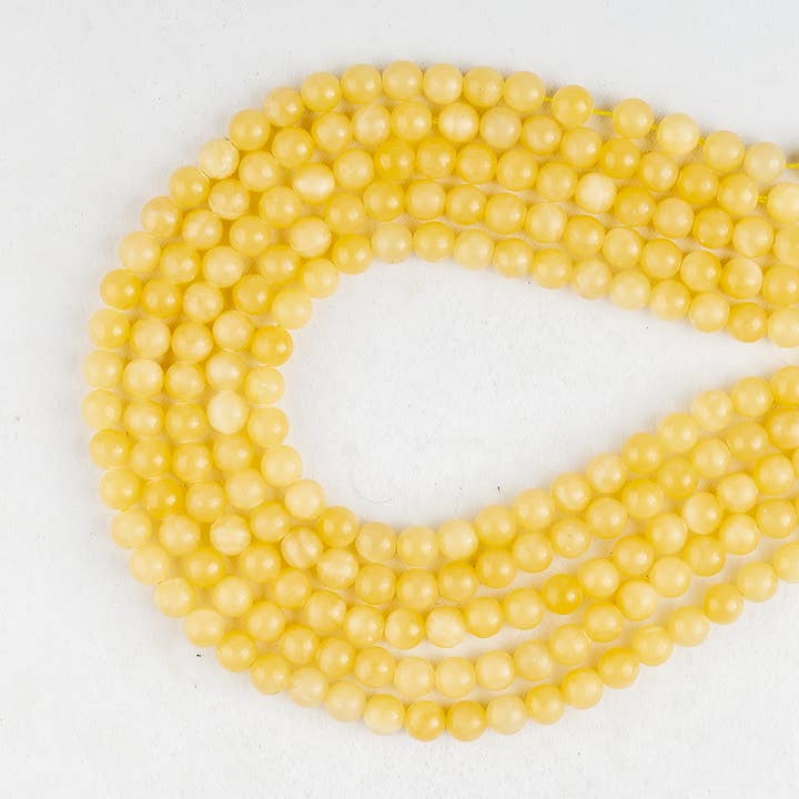 Soothing Crystals Beads - Wholesale Beads - Crystal Beads | Honey Calcite | Gemstone Healing Beads